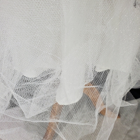 NWT Chi Chi London White Dress with Black Embroidery Fairy Glinda Princess Ball - Picture 15 of 17